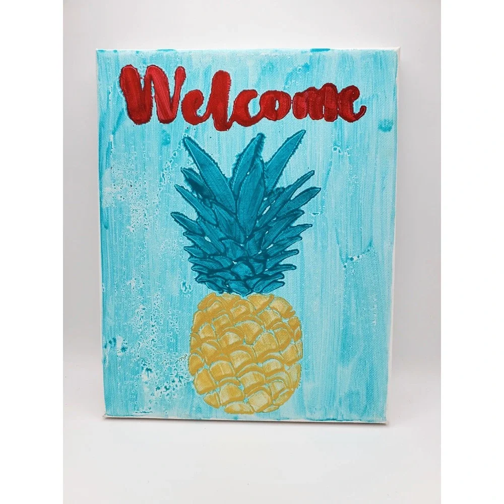 Handpainted Welcome Sign